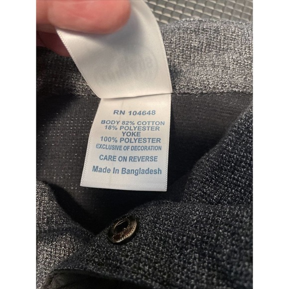 Rivalry Threads Alabama Crimson Tide Black Mens M Medium Pullover Shirt Snap - Picture 4 of 9